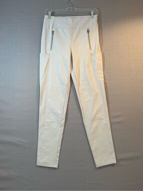 Athleta Off-White/Core White Performance Leggings